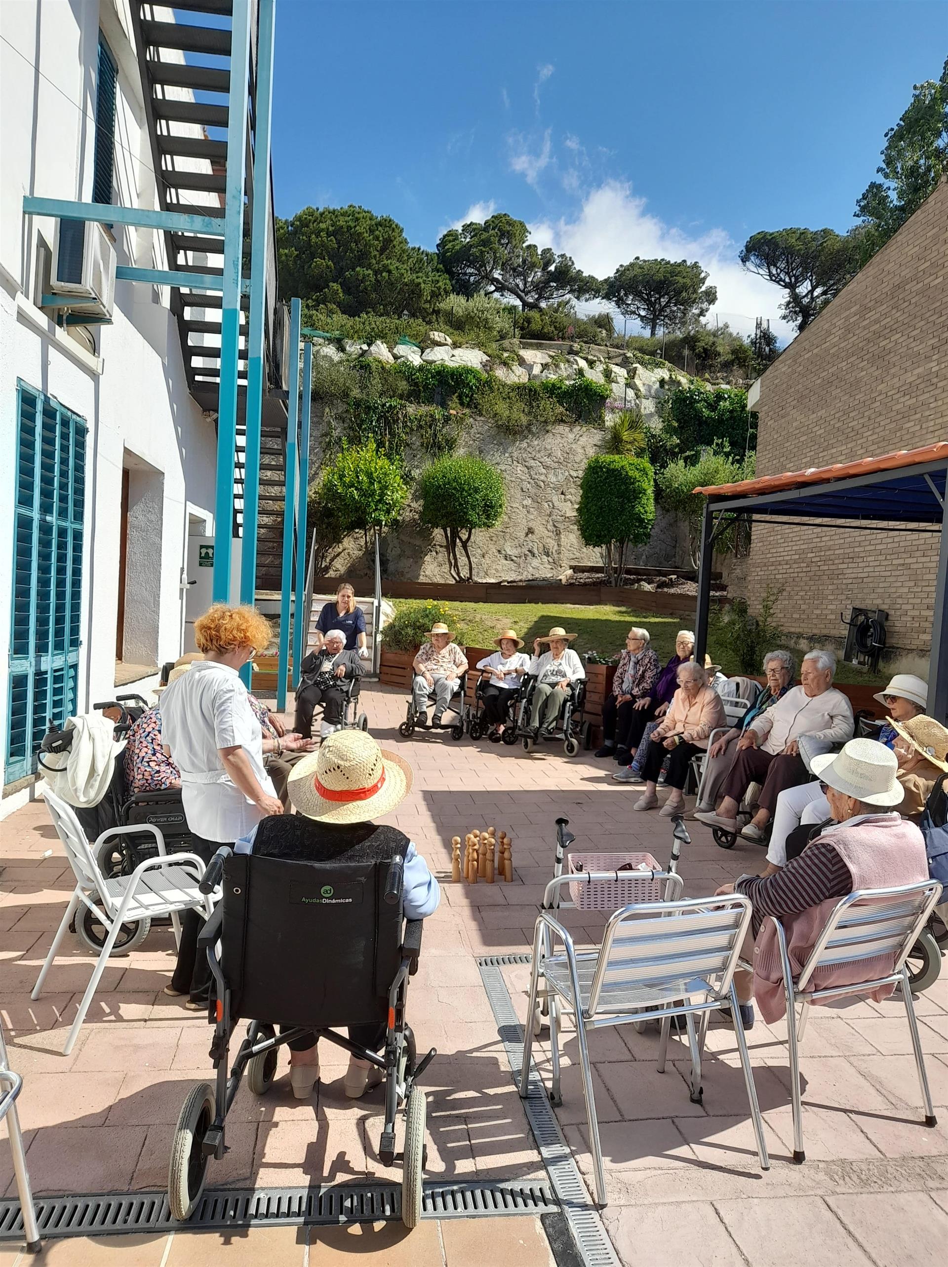 Actividades al aire libre en la residencia